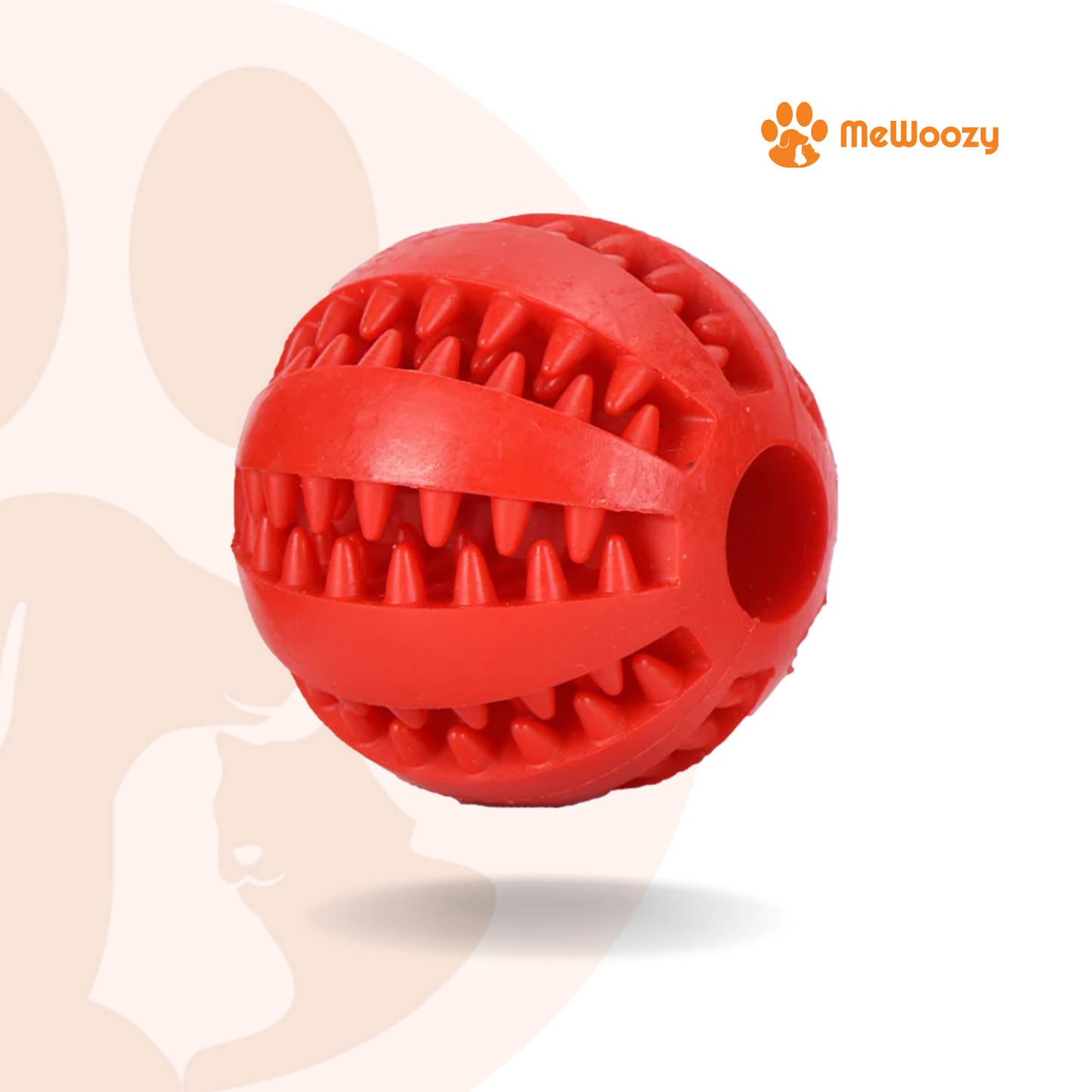 Dog Toy Ball – With Teeth Cleaning Effect