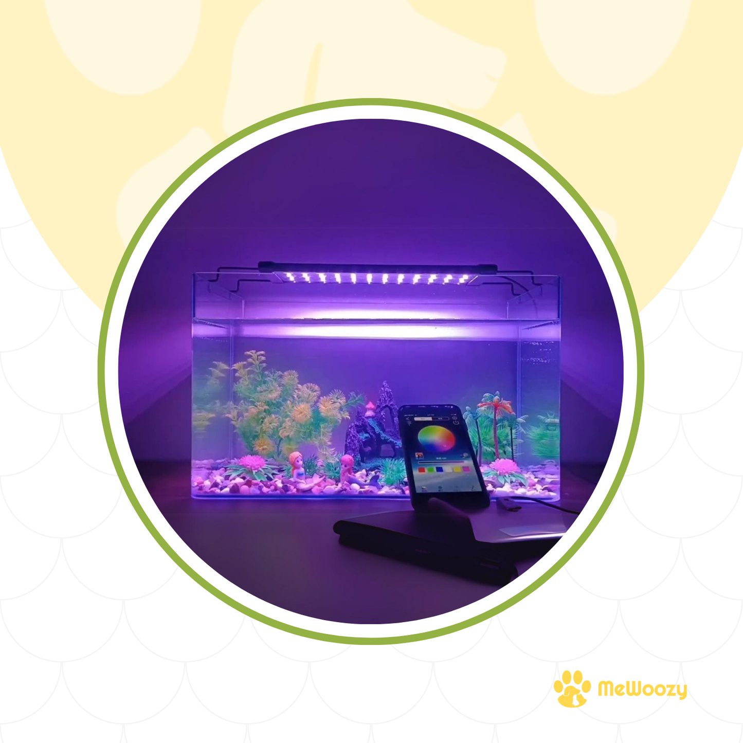 Aquarium LED Verlichting WRGB – Met Kleurregeling En App
