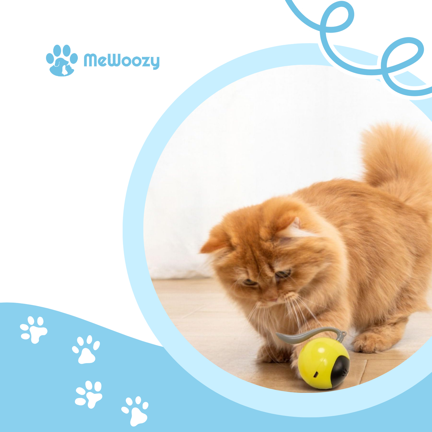 Slim Kattenspeelgoed USB Oplaadbaar – Voor Actief Zelfspel