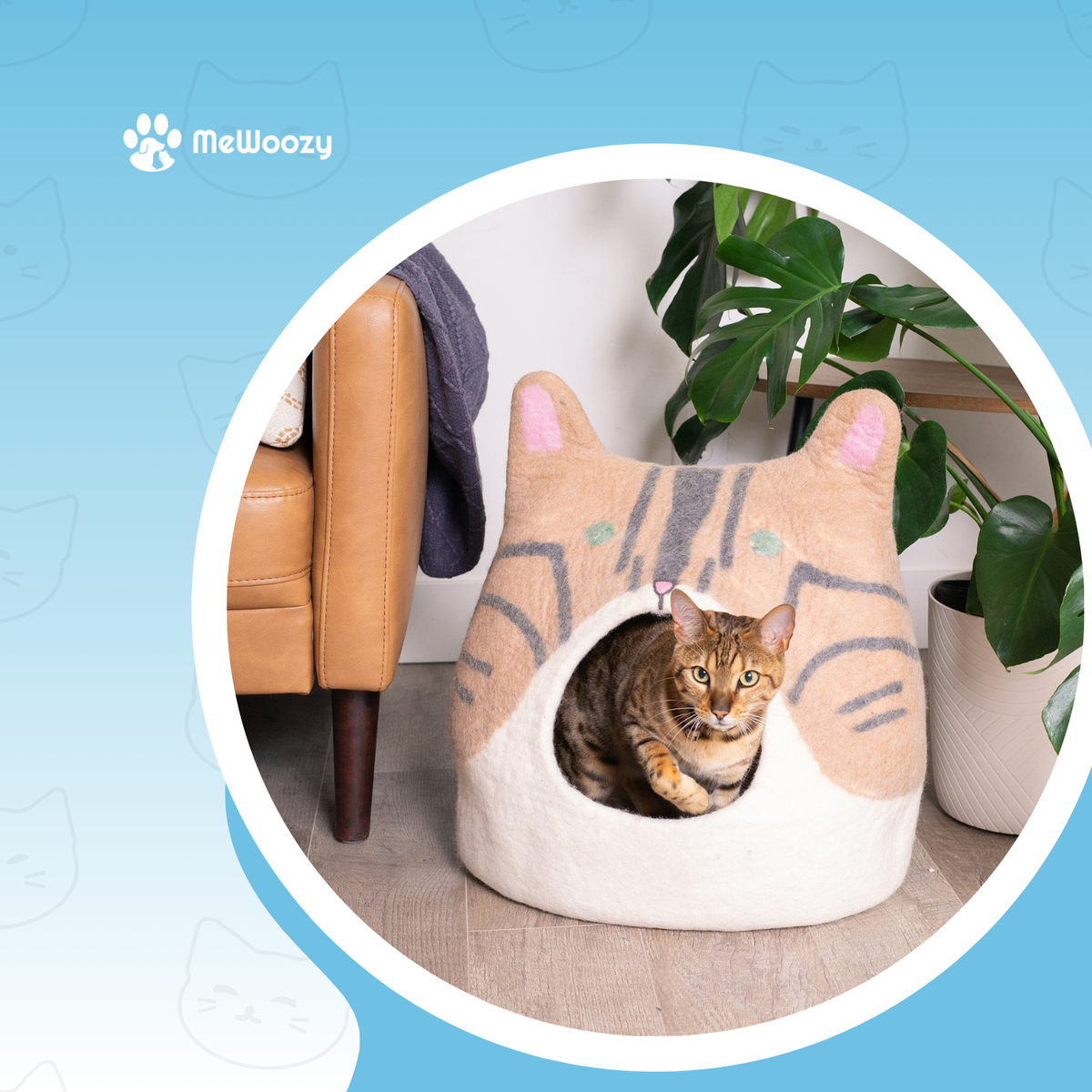 Vilten Bengaalse Kattenmand