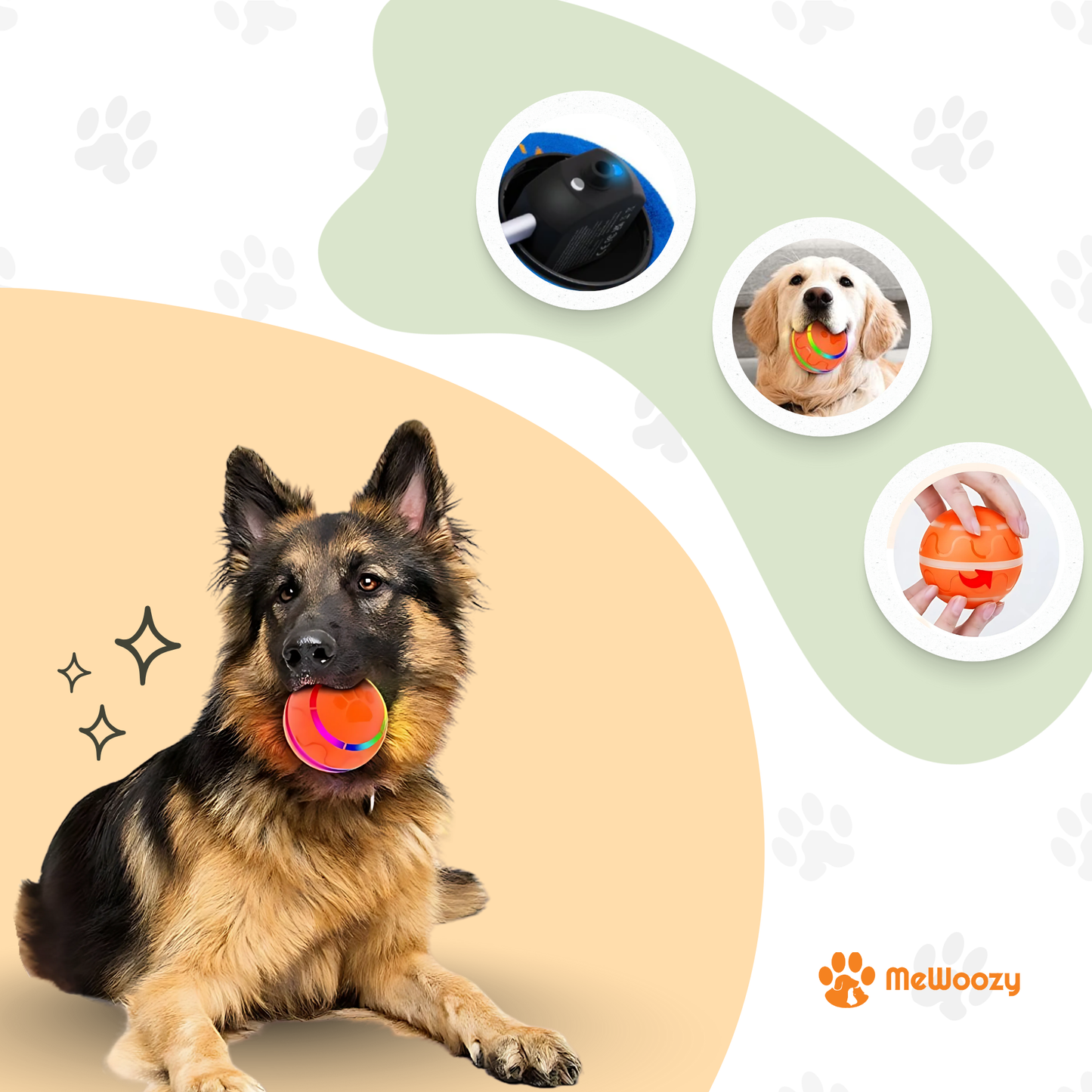 Dog Toy Ball – With Smart Motion Sensor