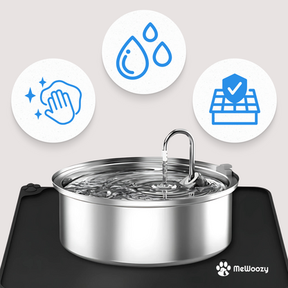 Dog Drinking Fountain Stainless Steel – For Fresh &amp; Clean Water Every Day