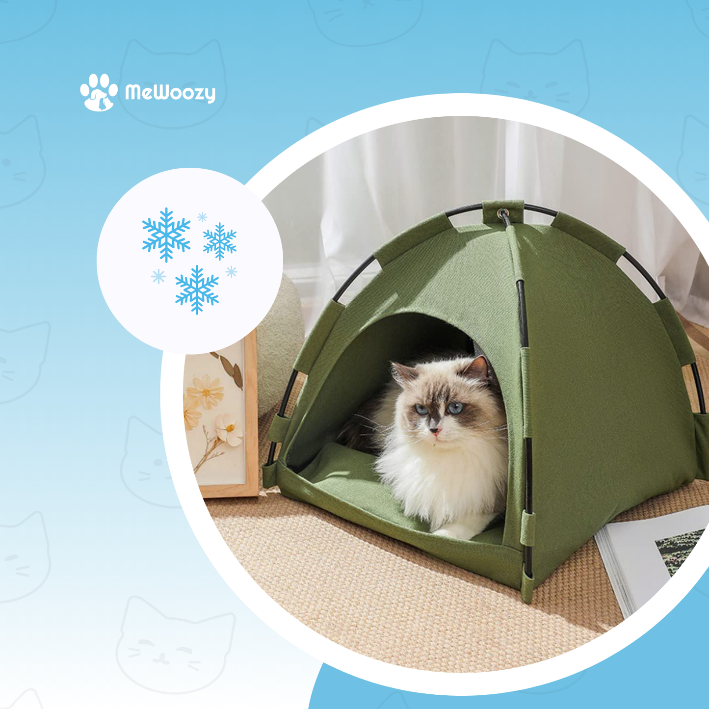 Koel Kattenzelt Van Ademend Stof – Voor Frisse Zomerplek