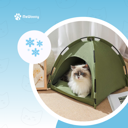 Koel Kattenzelt Van Ademend Stof – Voor Frisse Zomerplek