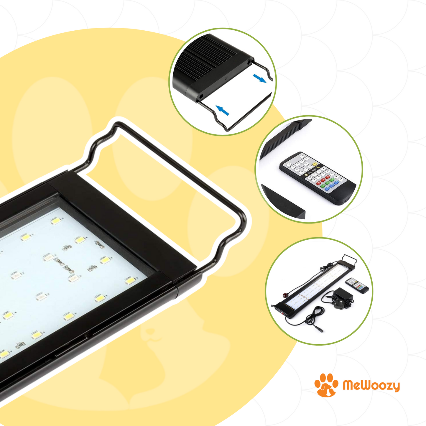 Aquarium LED Verlichting WRGB – Met Kleurregeling En App