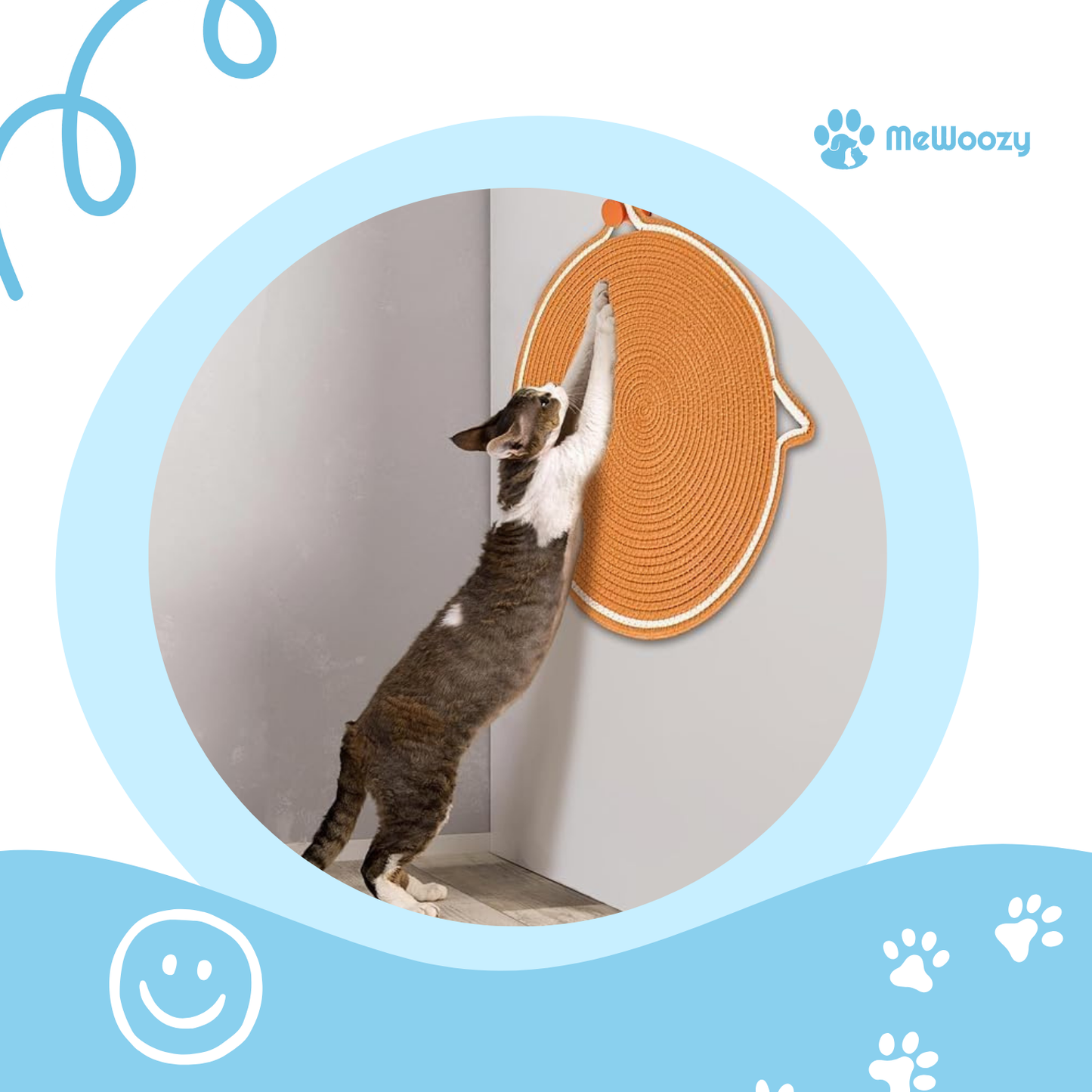 Ronde Katten Krabmat Met Speelbal – Voor Spel En Rust