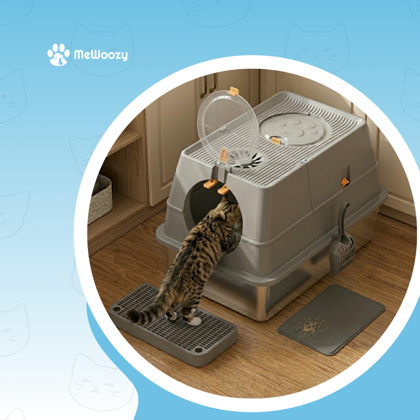 RVS Kattenbak XXL – Voor Minder Geur En Makkelijk Schoonmaken