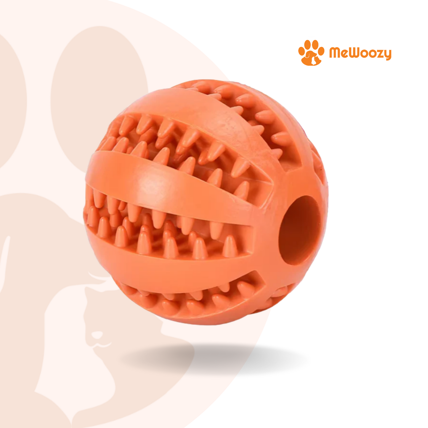 Dog Toy Ball – With Teeth Cleaning Effect