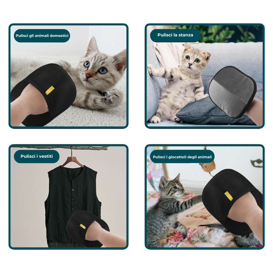 Pet Hair Removal Mitt – For Easy Cleaning