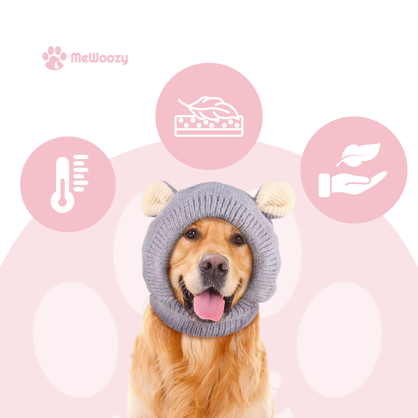 Fleece Hondensjaal Winter – Voor Warme Oren En Nek Buiten
