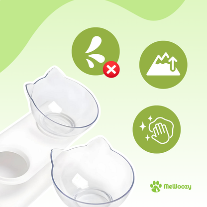 Katten Eetbak Op Verhoging – Voor Minder Braken En Pijn