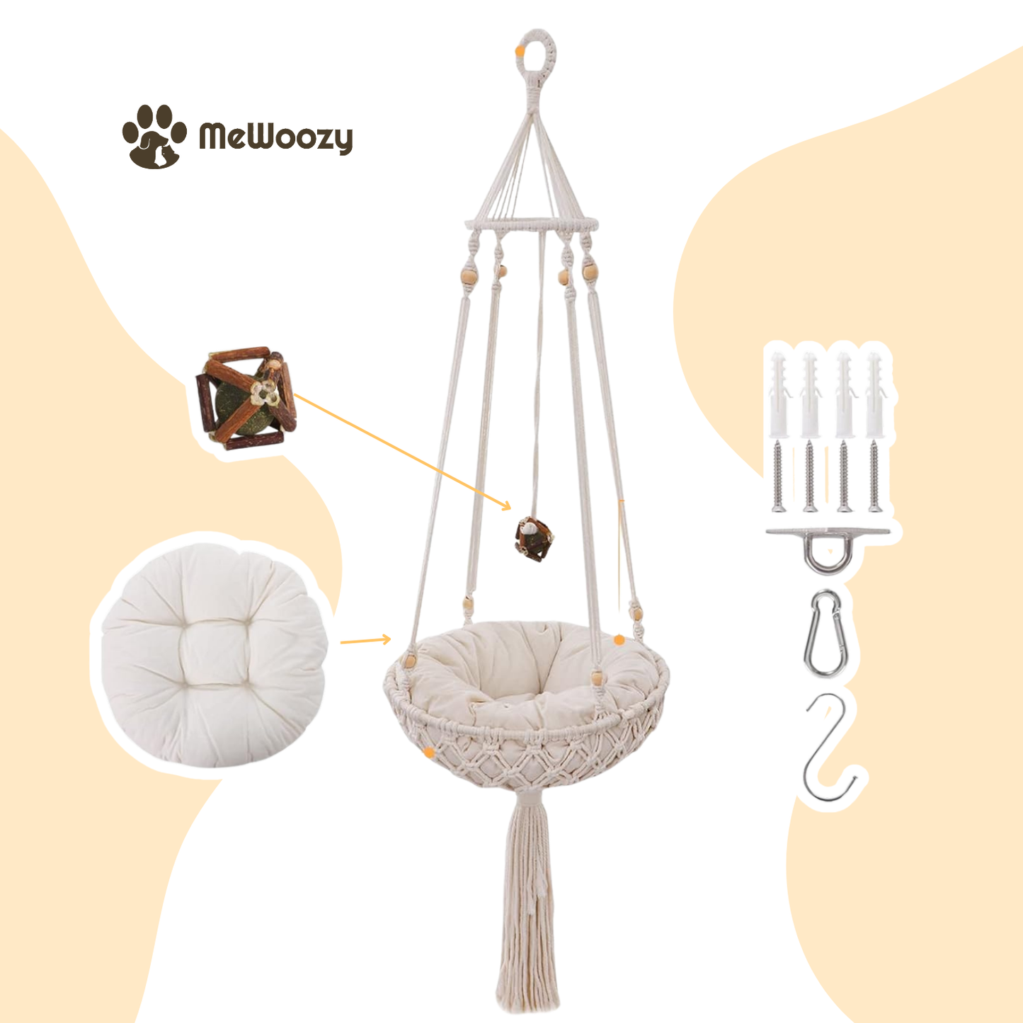 KattenHangplek Hangmand – Voor Hoog & Gezellig Ontspannen