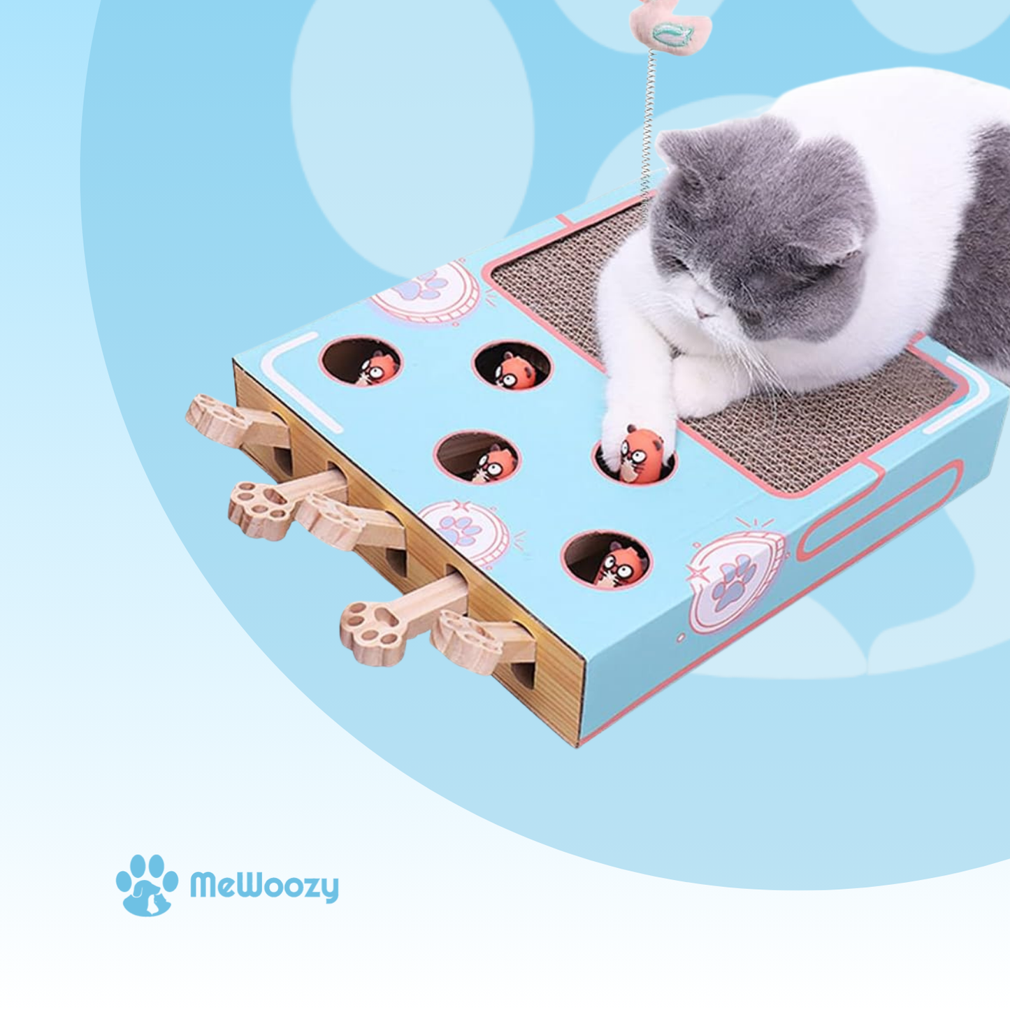 Mollenjacht Kattenkrabspel – Voor Actieve Binnenjagers