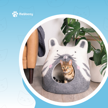 Kawaii Vilten Kattenmand