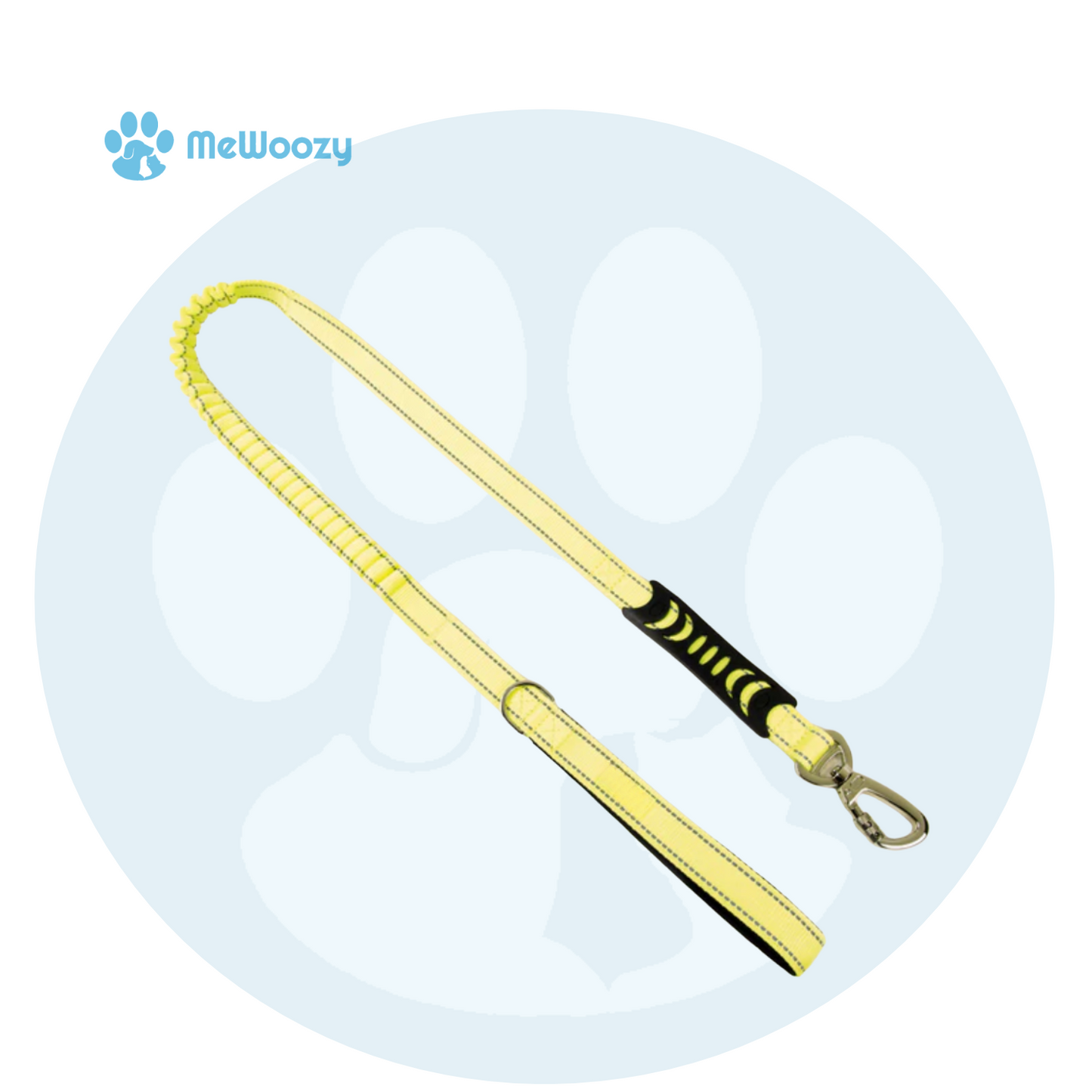 Bungee Hondenriem 1.2M – Met Schokabsorbering