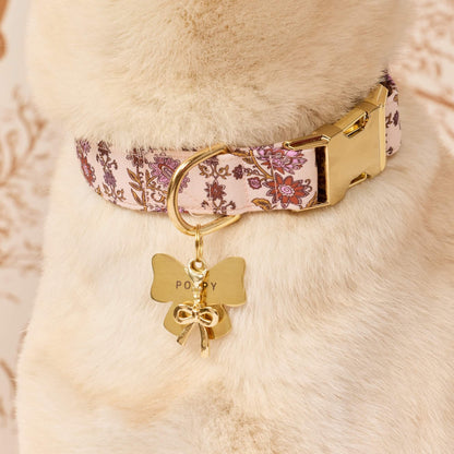Blockprint Bloemen Halsband Voor Honden