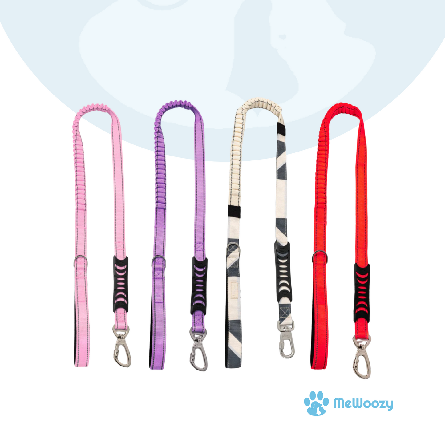 Bungee Hondenriem 1.2M – Met Schokabsorbering