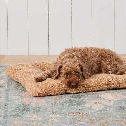 Beige 3-in-1 Sherpa Reismat Voor Honden