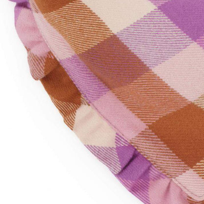 Bramble Flanellen Bandana Met Ruches Voor Honden