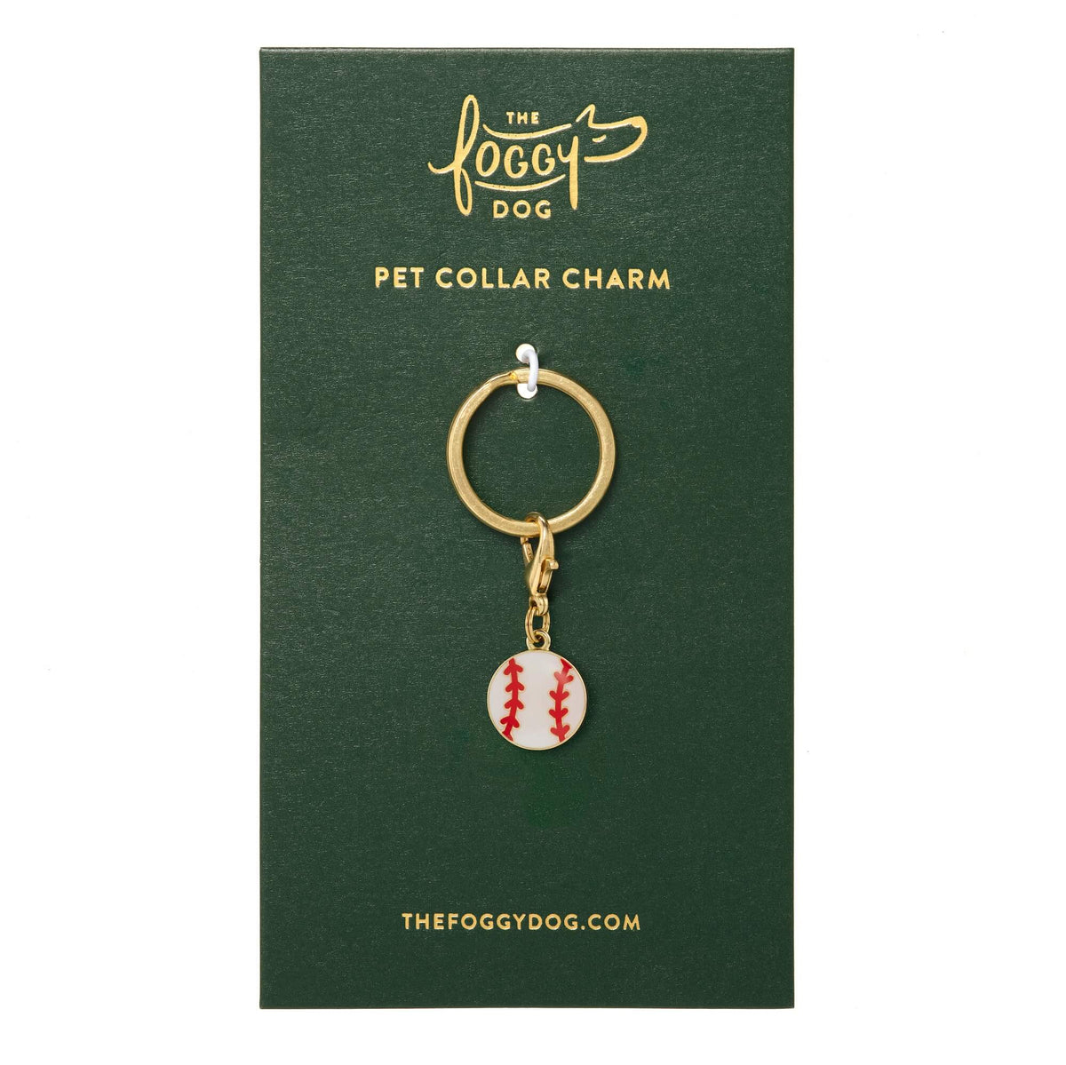 Baseball Halsbandbedel Voor Honden