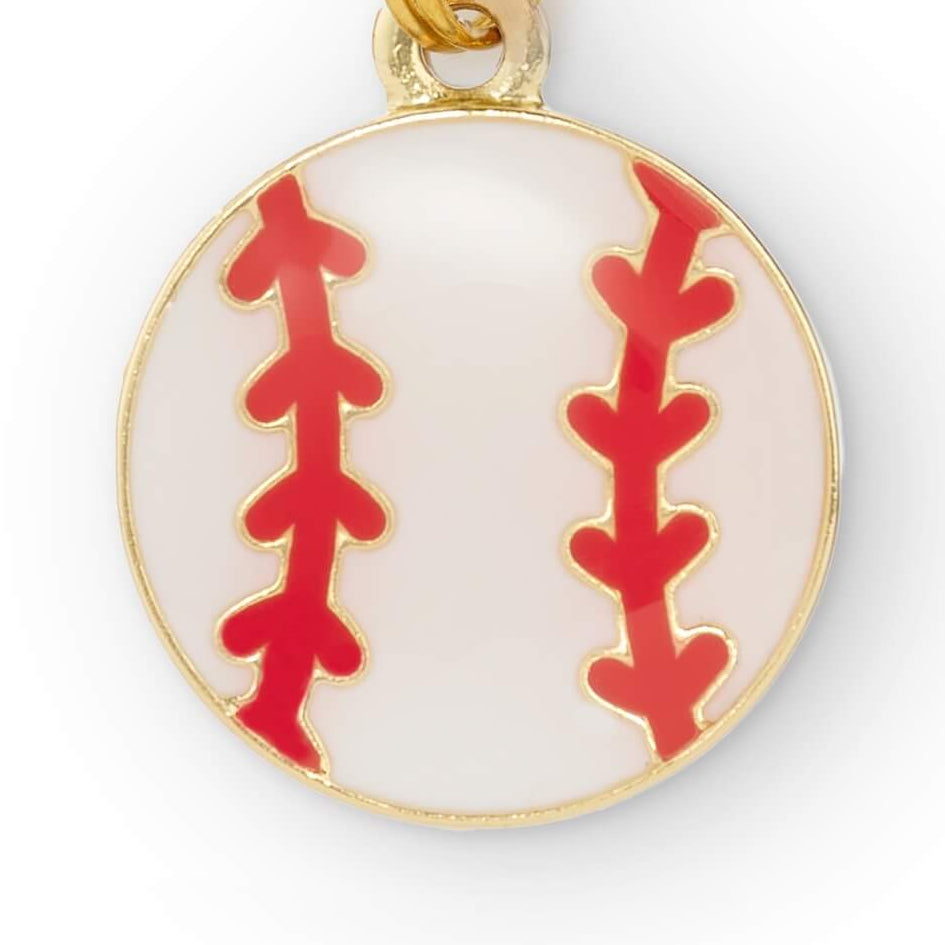 Baseball Halsbandbedel Voor Honden