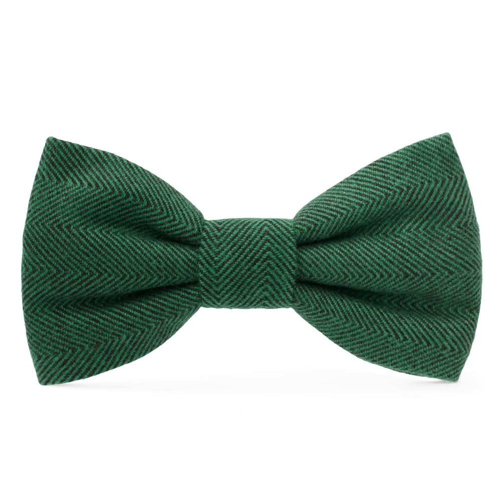 Groen Visgraatdessin Voor Een Verzorgde Look