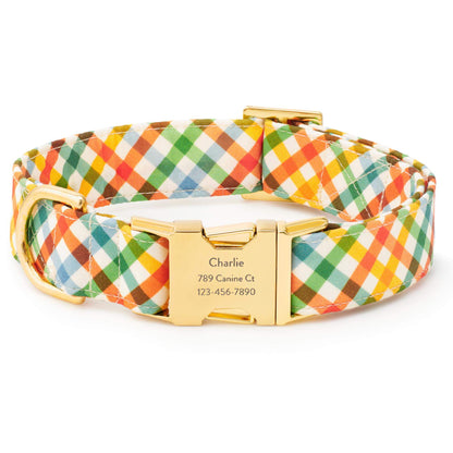 Harvest Geruite Halsband Voor Honden