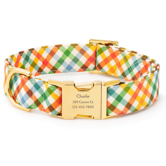 Harvest Geruite Halsband Voor Honden