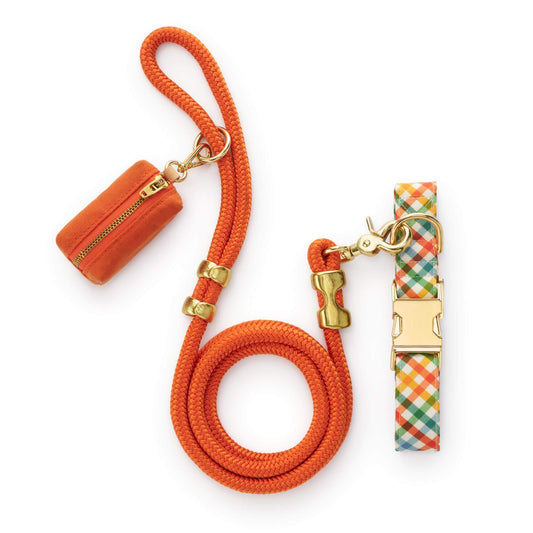 Harvest Geruite Wandelset Met Halsband
