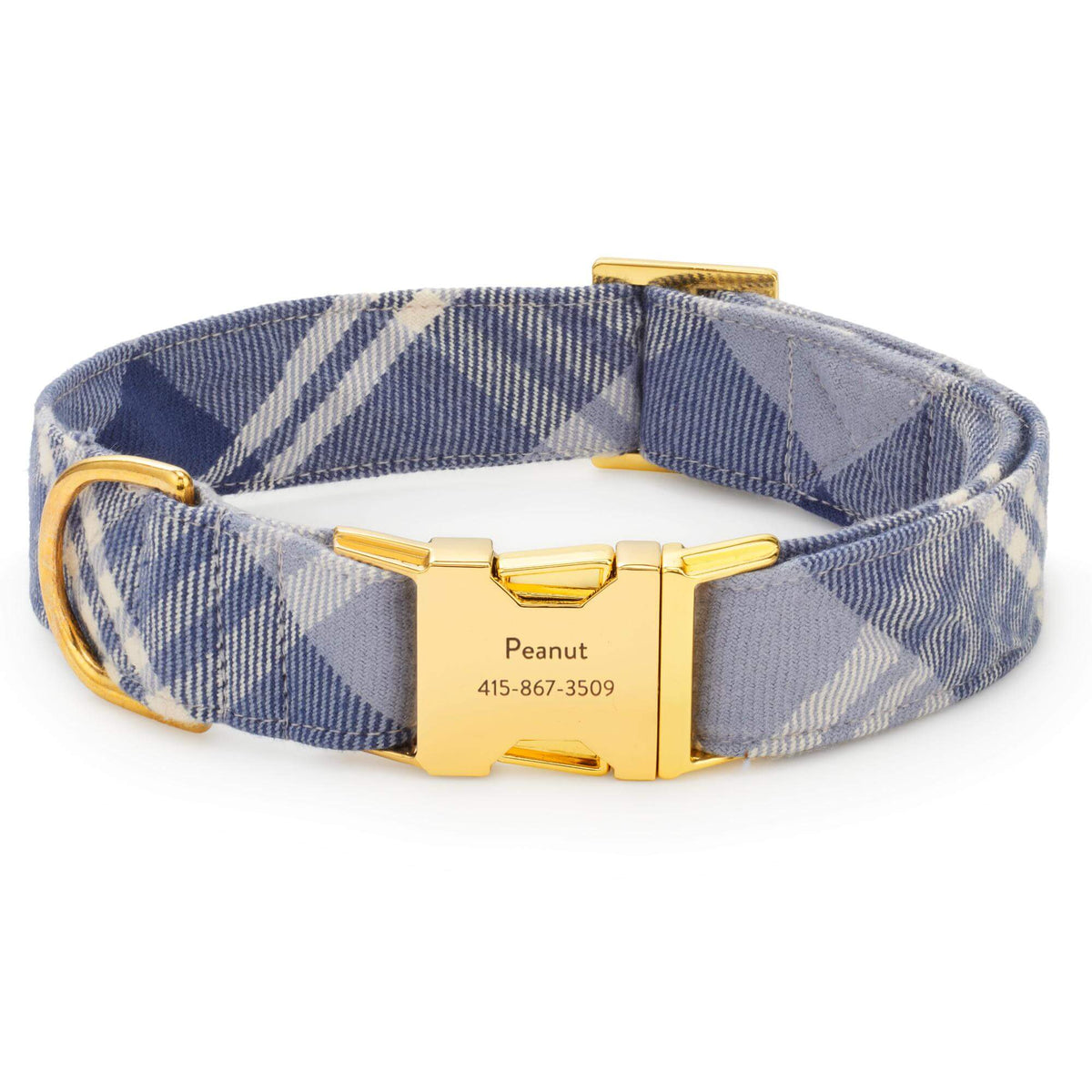 Hawthorne Geruite Flanellen Halsband Voor Honden