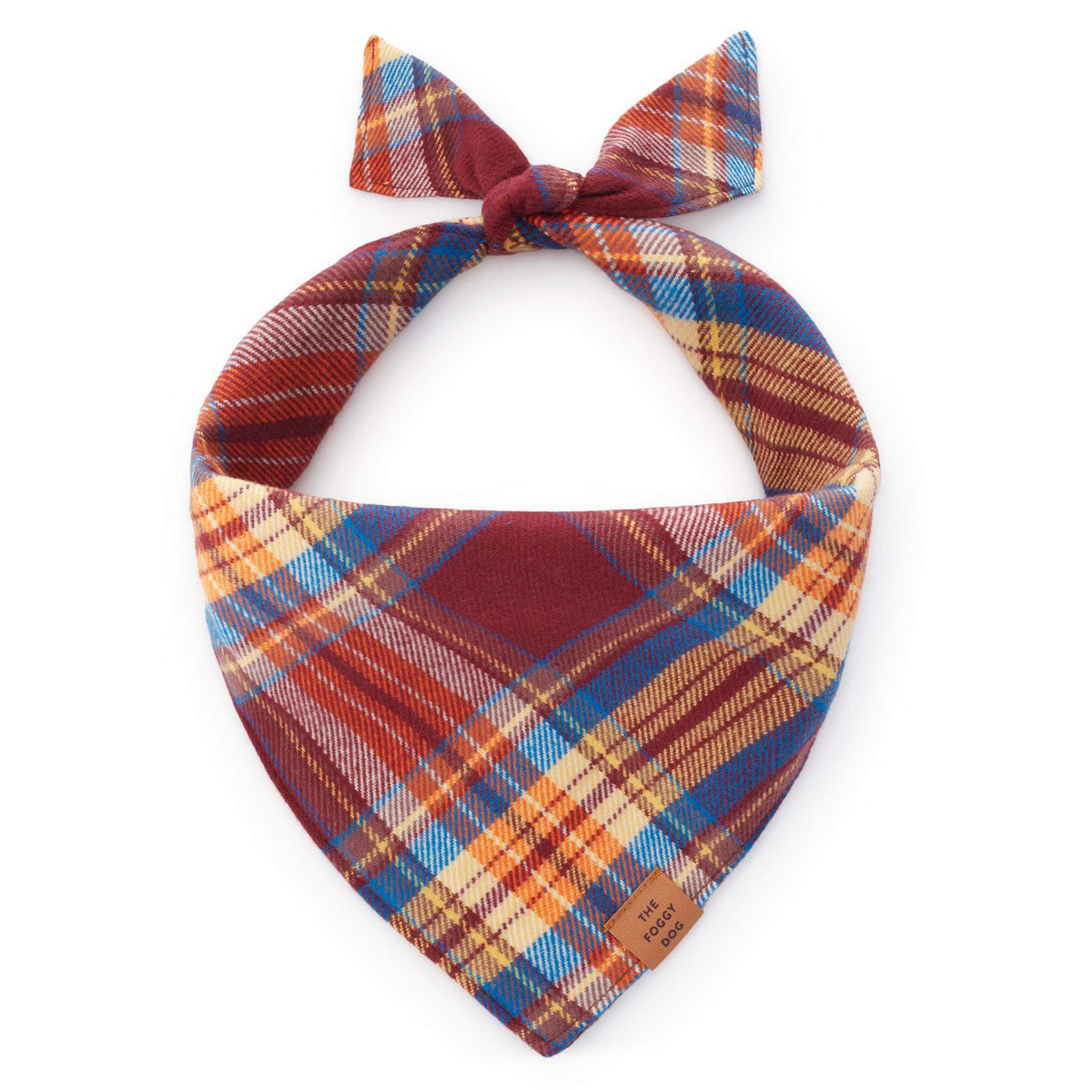 Marlow Geruite Flanellen Bandana Voor Honden