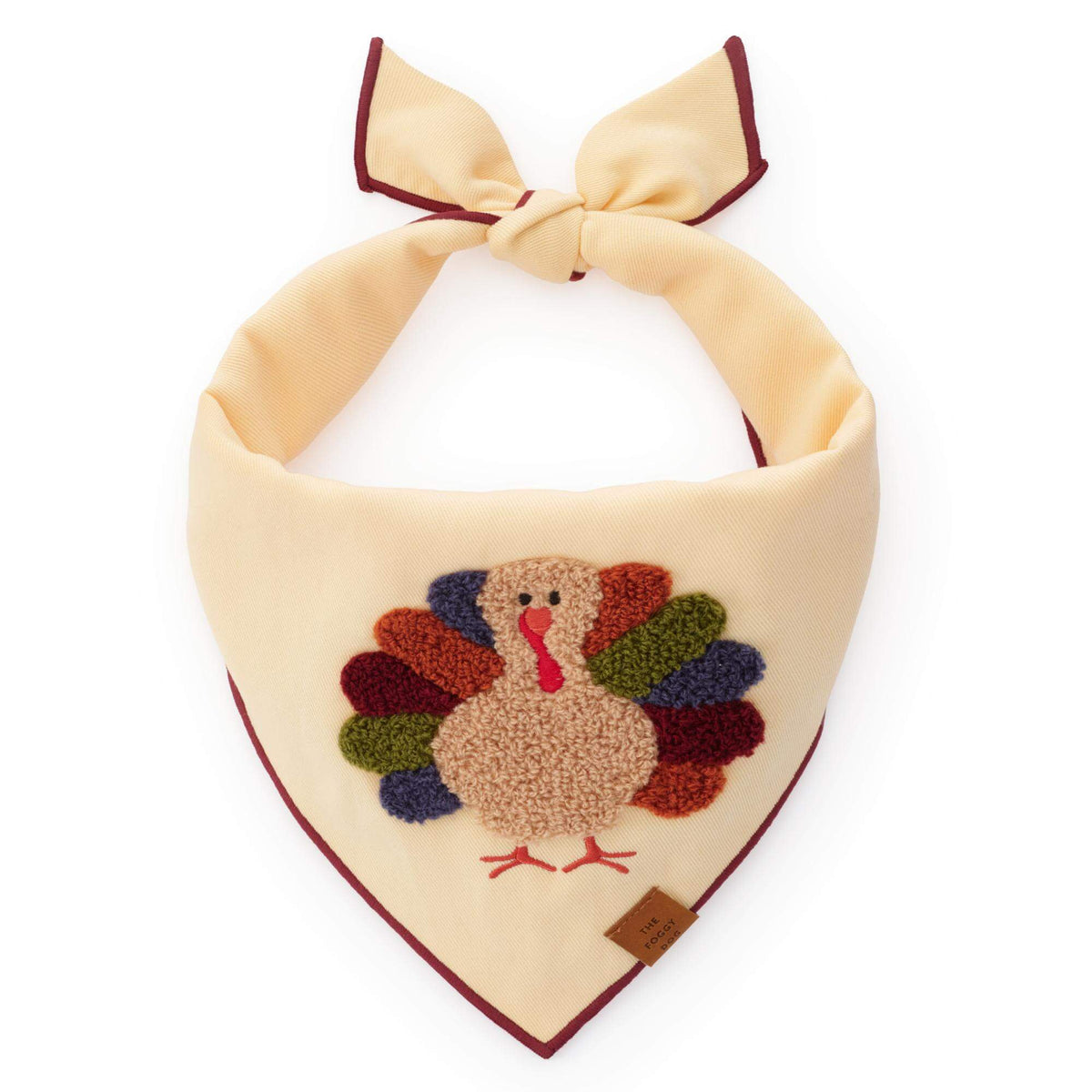 Kalkoenbandana Met Applicatie Voor Honden