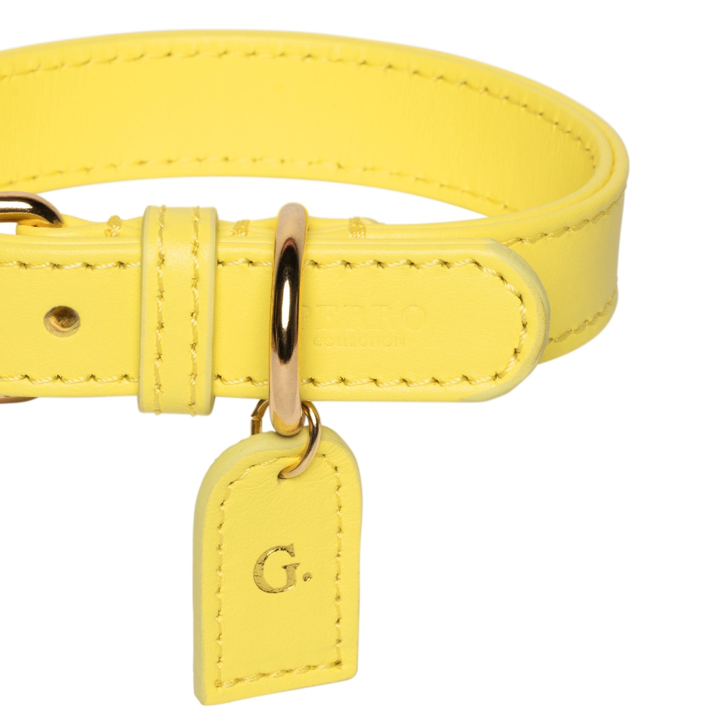Leather Dog Collar with Name – Handmade in Italy