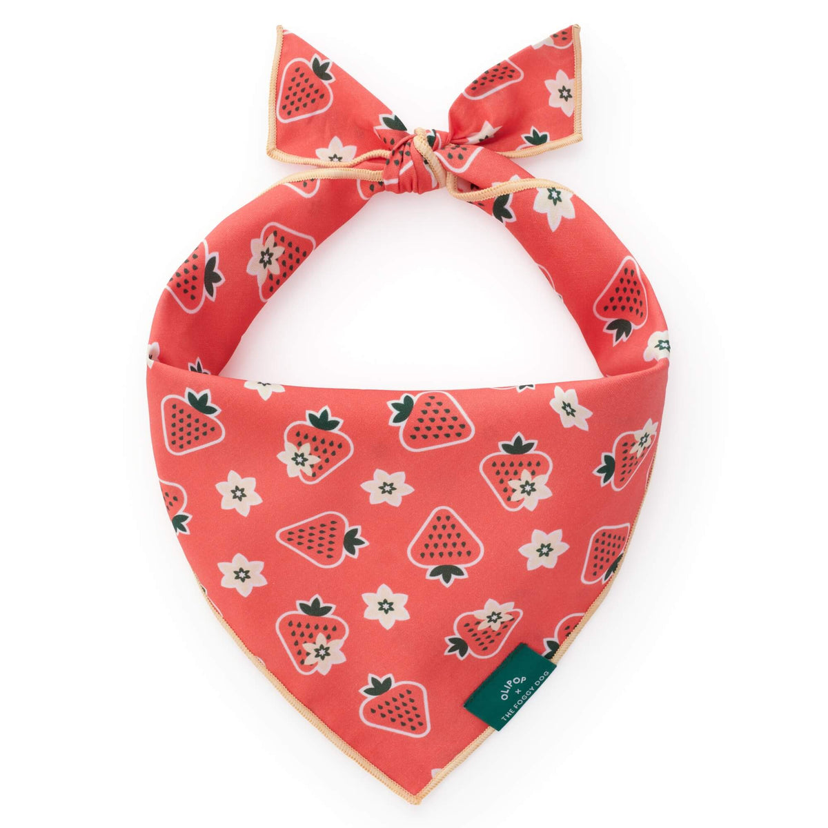 Strawberry Vanilla Bandana Voor Honden