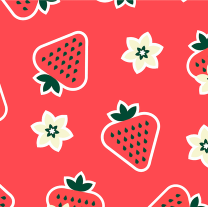 Strawberry Vanilla Bandana Voor Honden