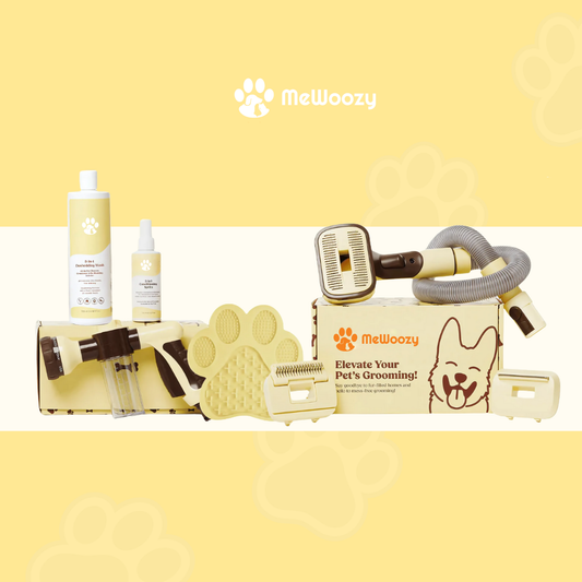 Mewoozy Complete Dog Grooming Set – For Less Hair in the House
