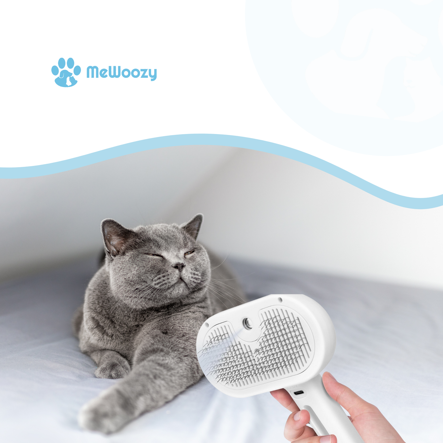Pet Steam Brush – Against Loose Hair