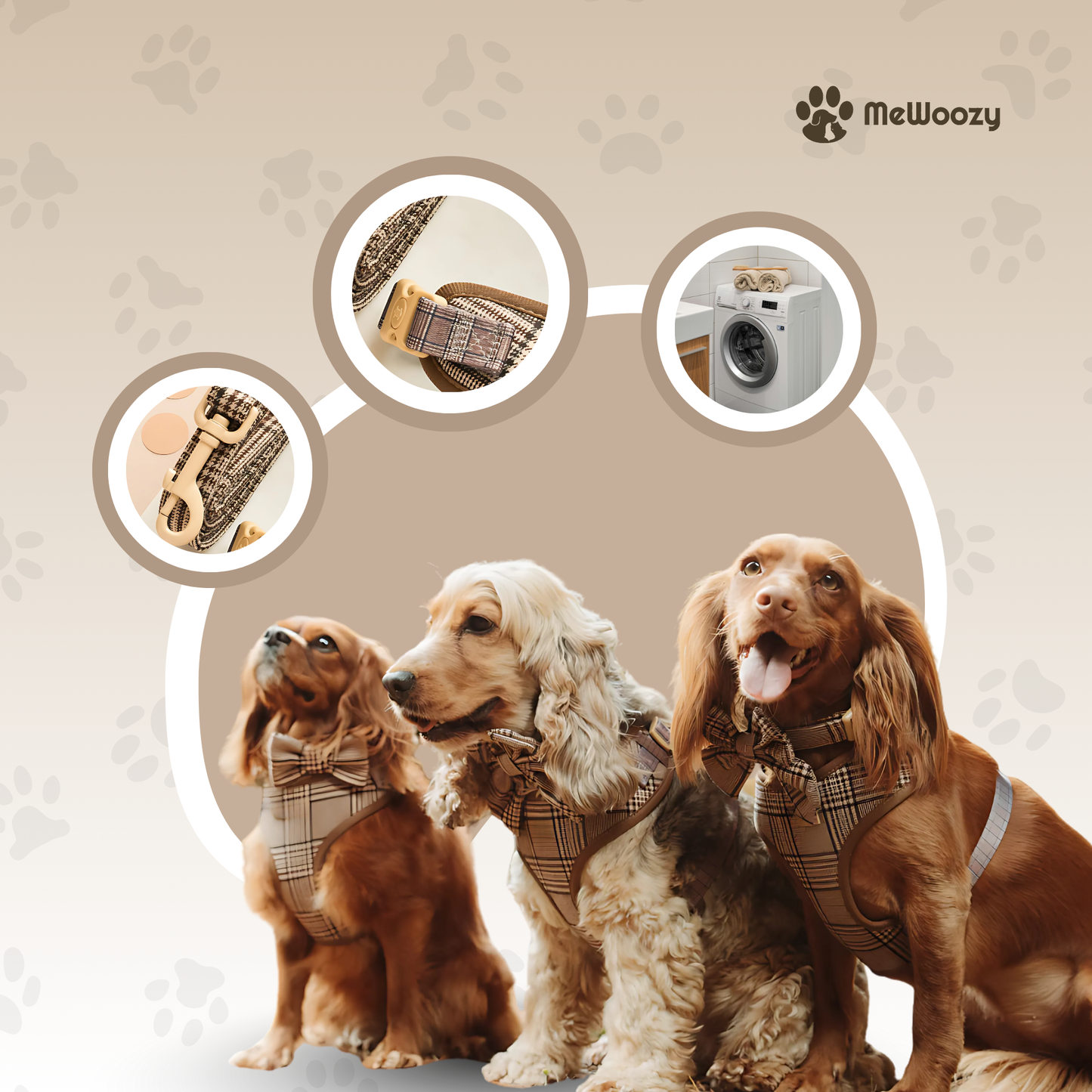 Dog Leash and Collar Set – With Safety Lock
