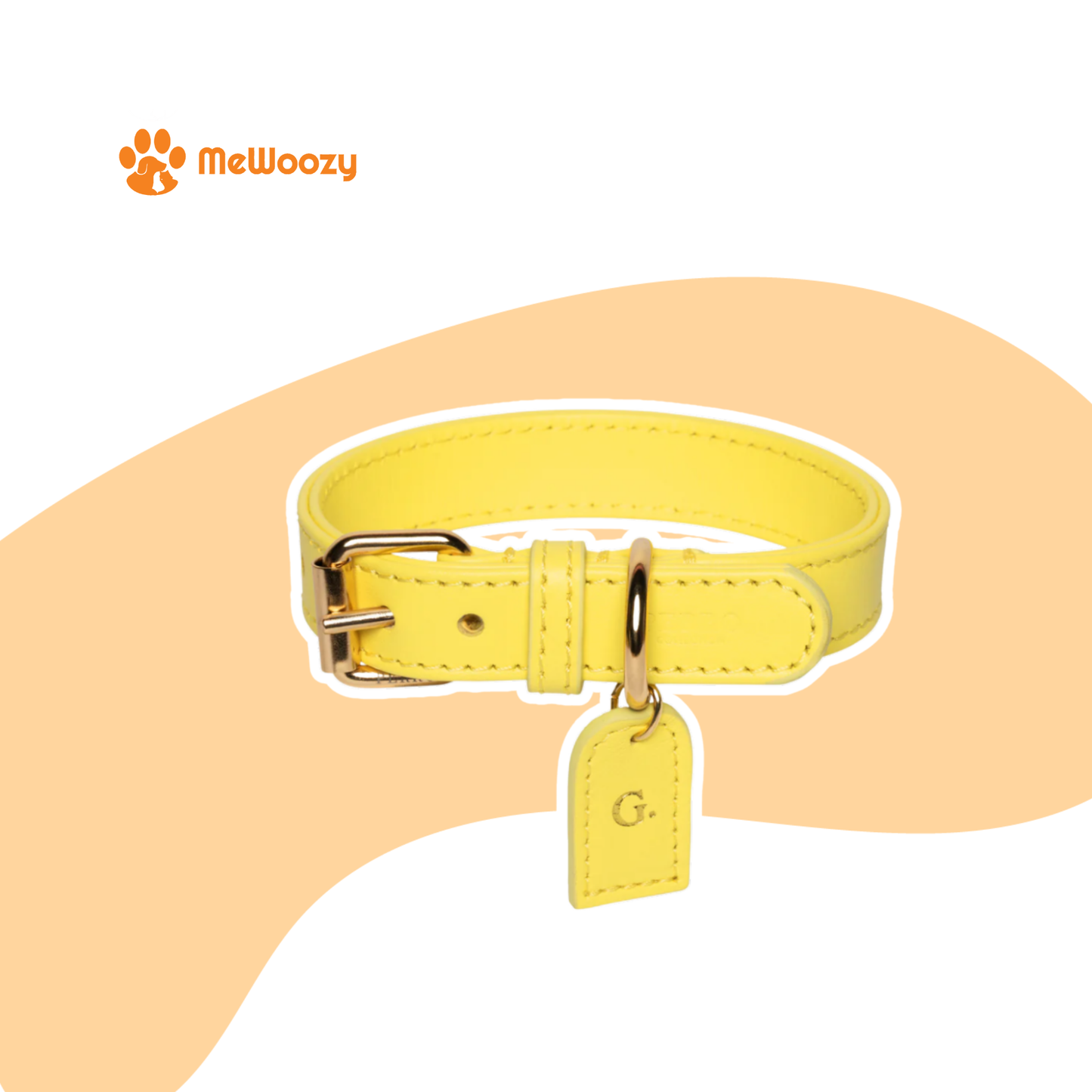 Leather Dog Collar with Name – Handmade in Italy