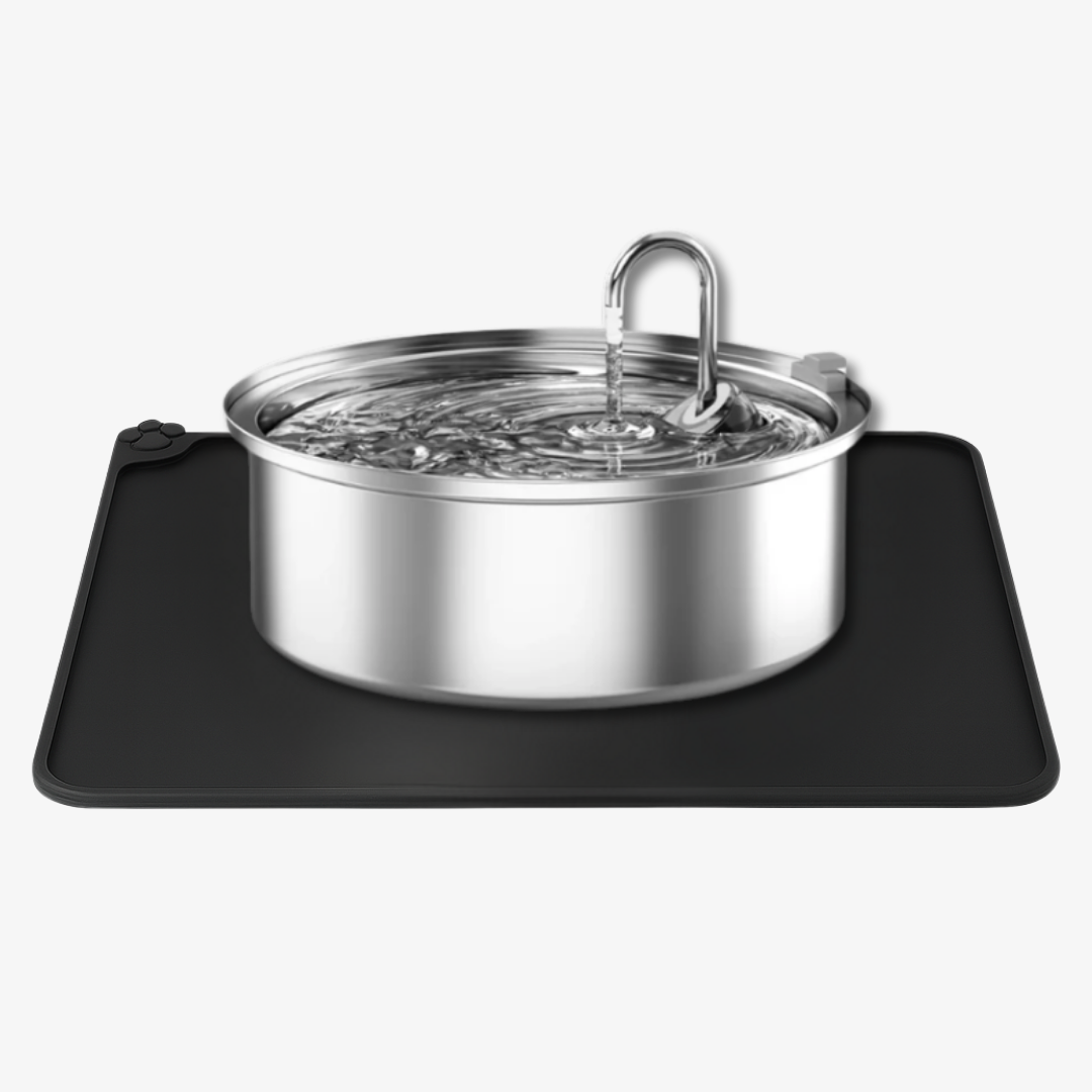 Anti-splash mat for drinking fountain – keep floor dry and tidy