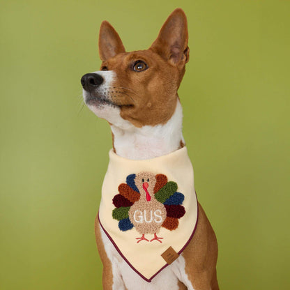 Kalkoenbandana Met Applicatie Voor Honden