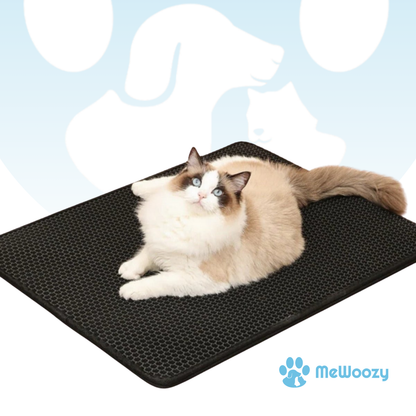 XL Kattenbak Mat Dubbel Laags – Voor Minder Korrels In Huis