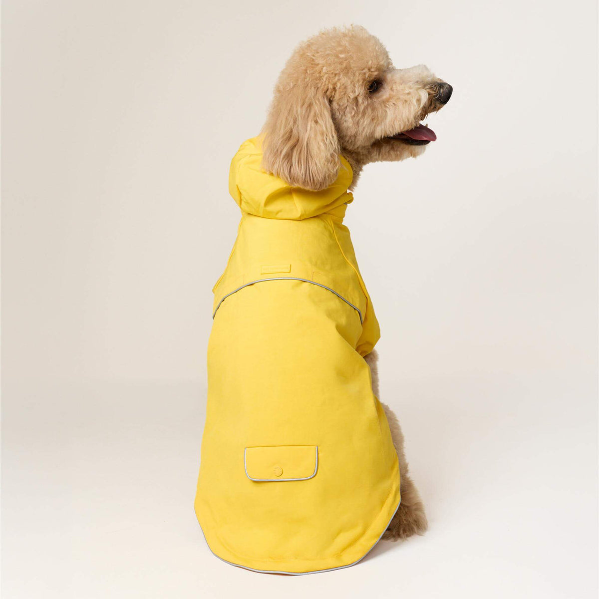 Felgele Reflecterende Regenjas Voor Honden