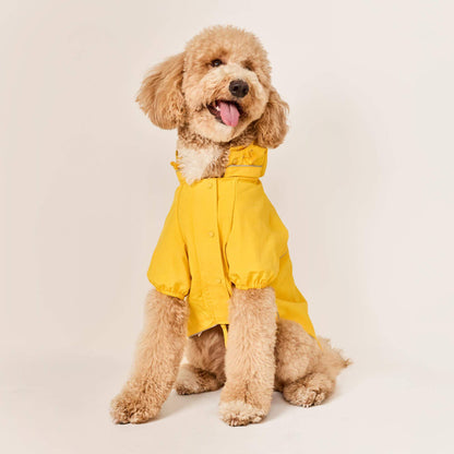 Felgele Reflecterende Regenjas Voor Honden