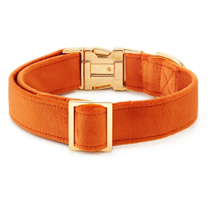 Pumpkin Fluwelen Halsband Voor Honden