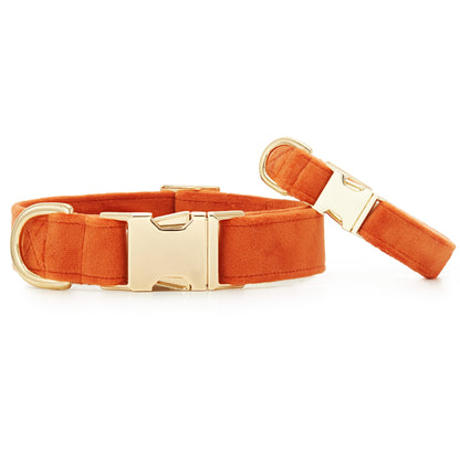 Pumpkin Fluwelen Halsband Voor Honden