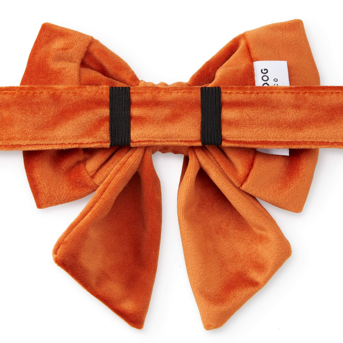 Pumpkin Fluwelen Lady-Strikhalsband Voor Honden